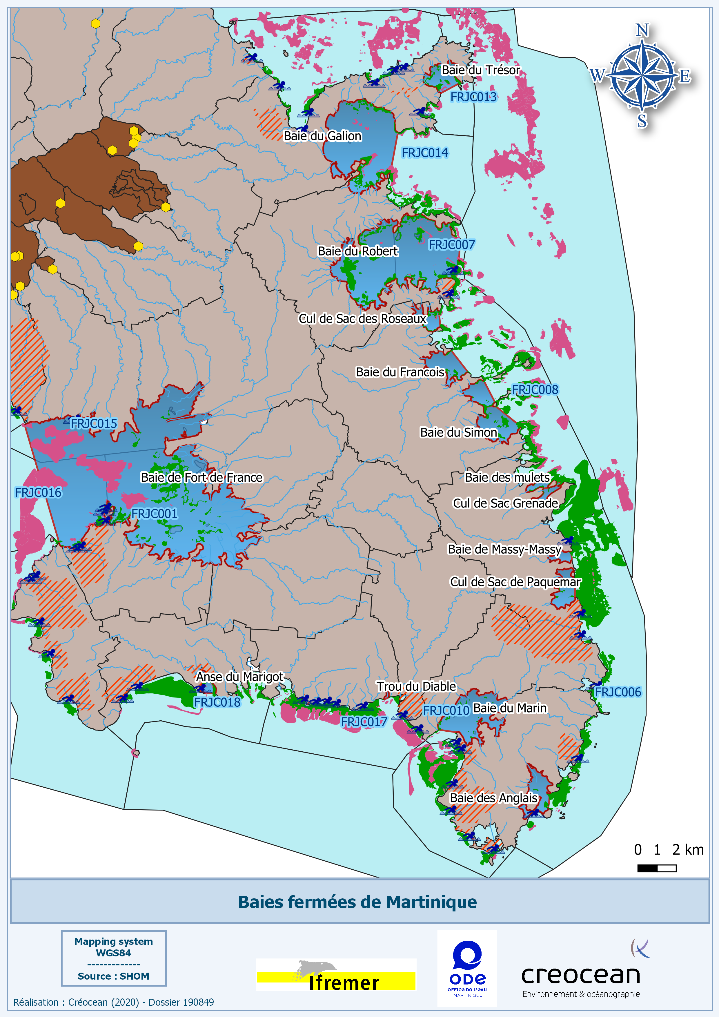 SDAGE 2022-2027 - Baies fermées de Martinique