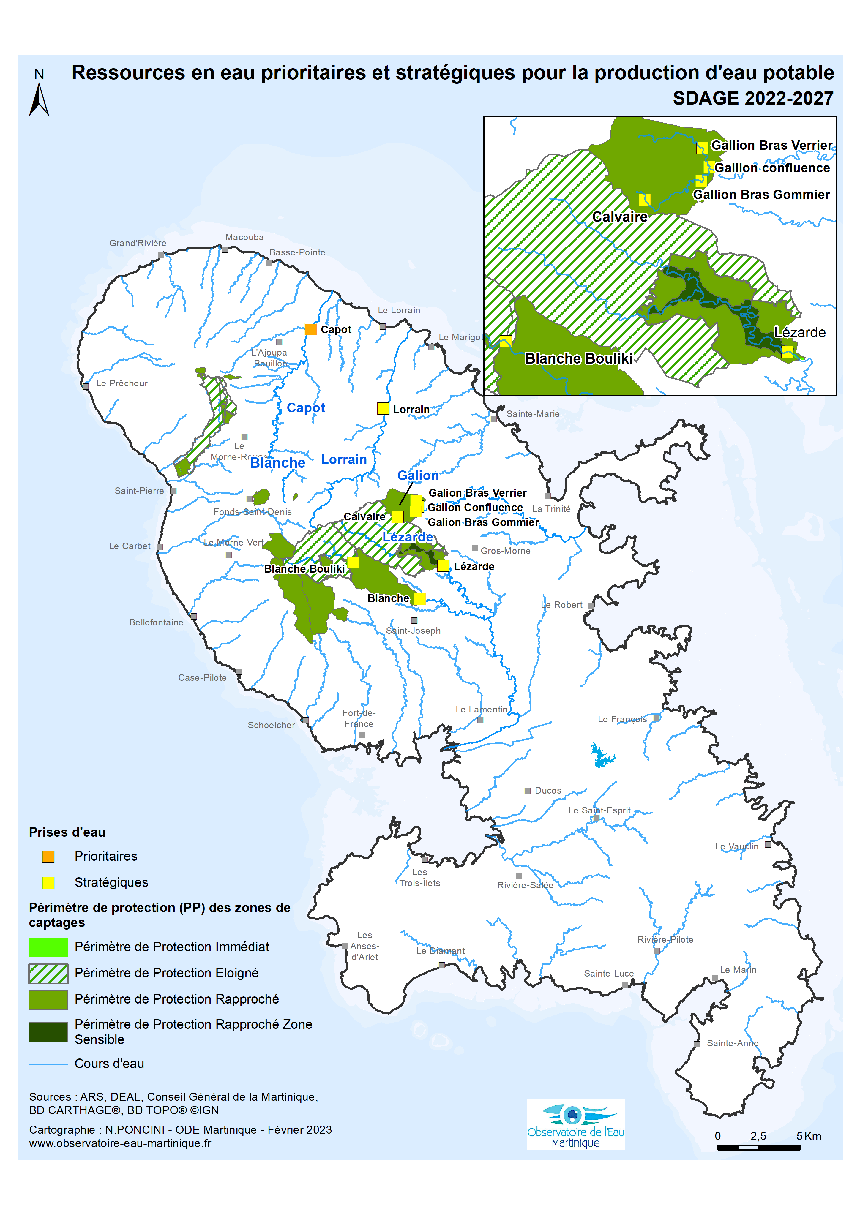 SDAGE 2022-2027 - Ressources en eau prioritaires et stratégiques pour la production d'eau potable